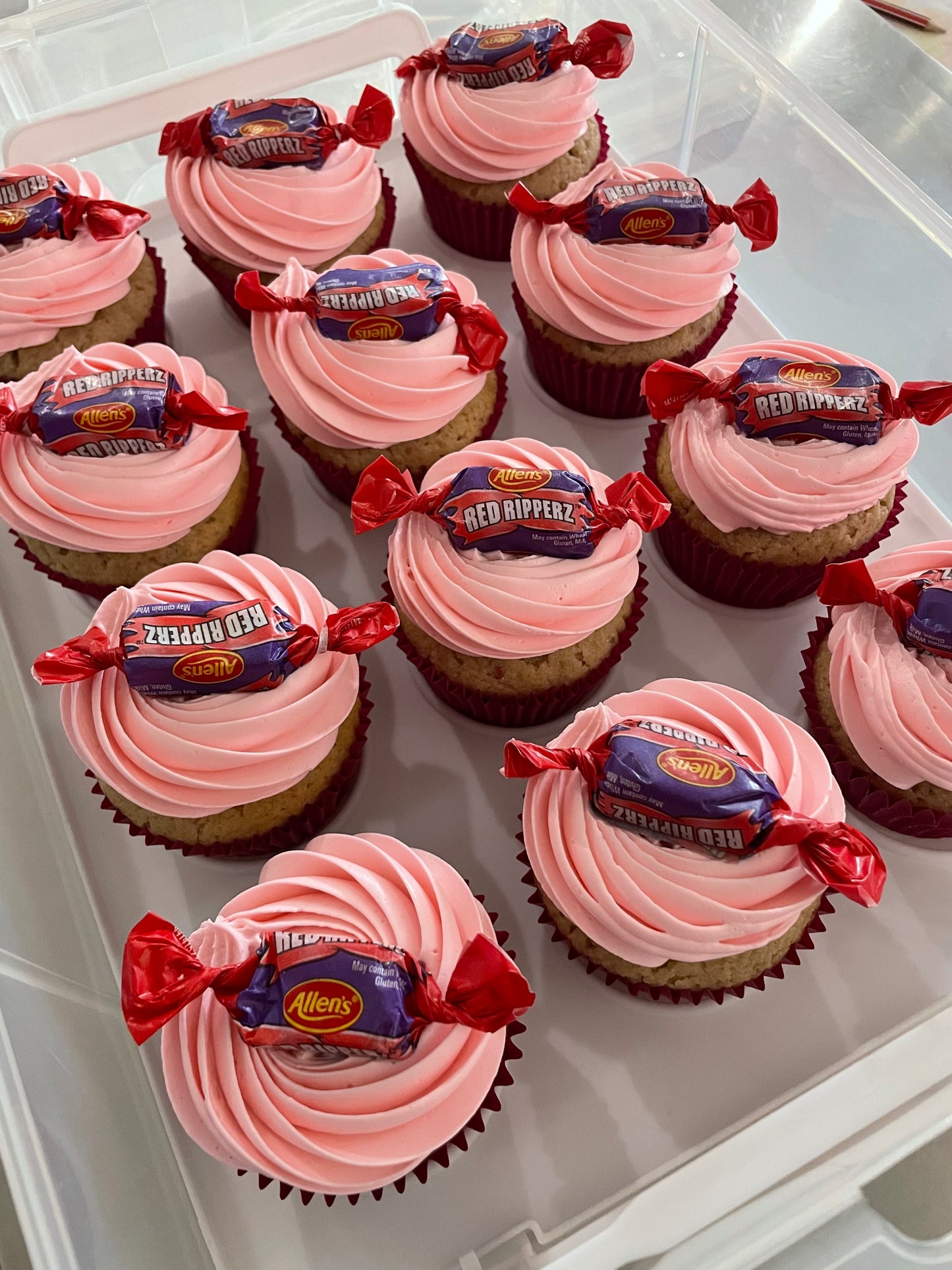 Red Ripper Cupcakes