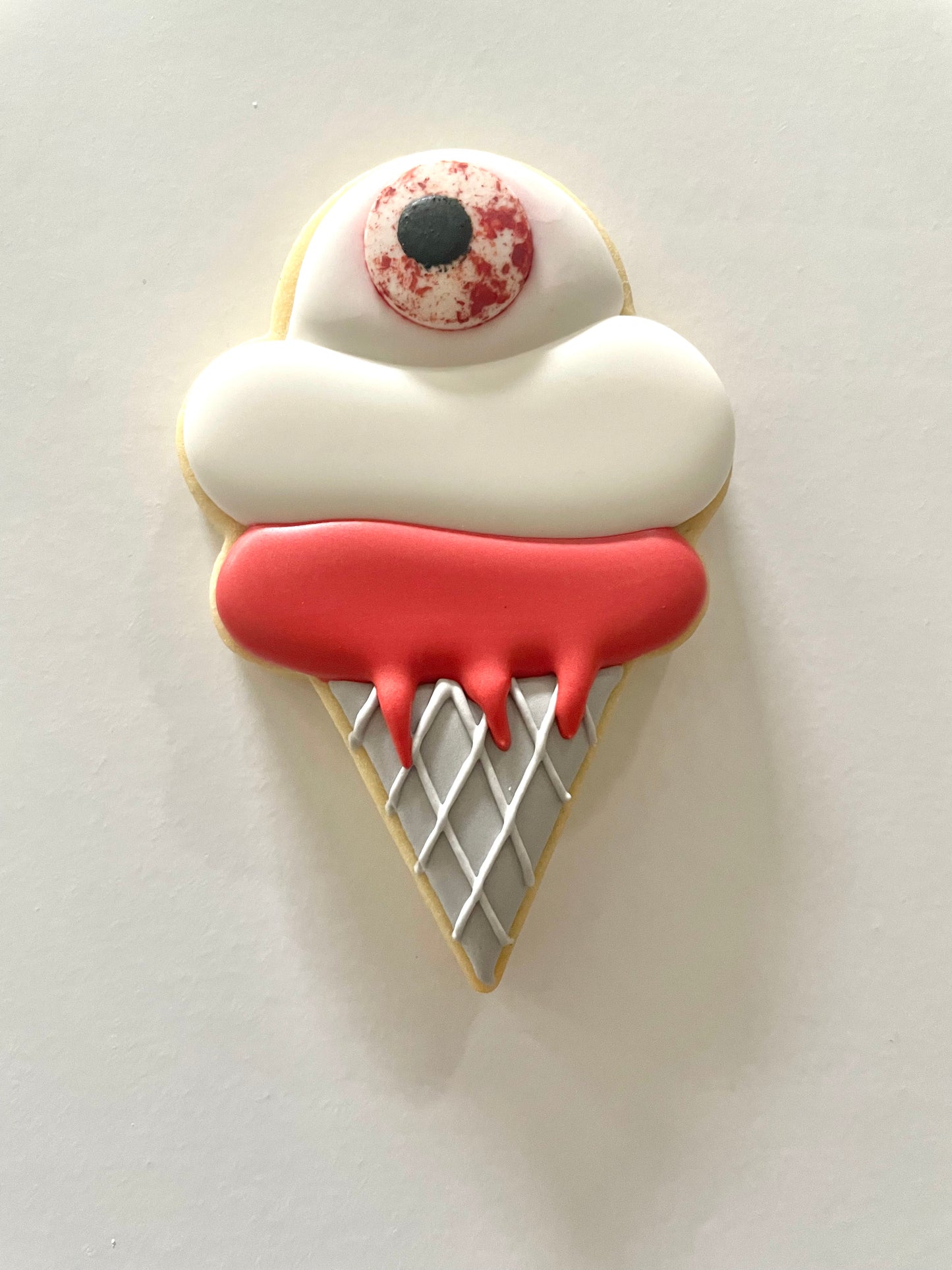 Halloween Ice Cream Cone Cookie