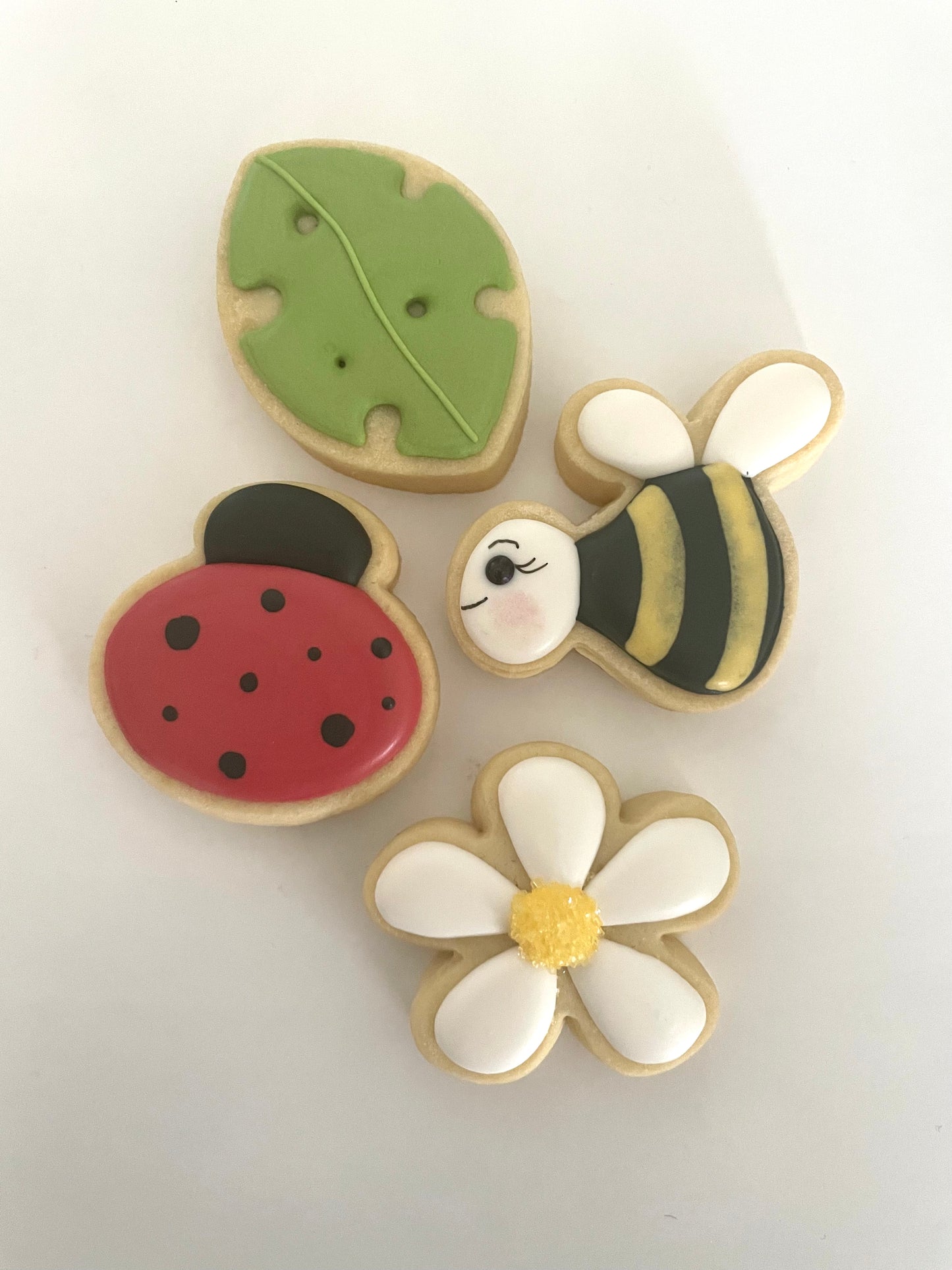 Bee and Ladybug Mini Cookies