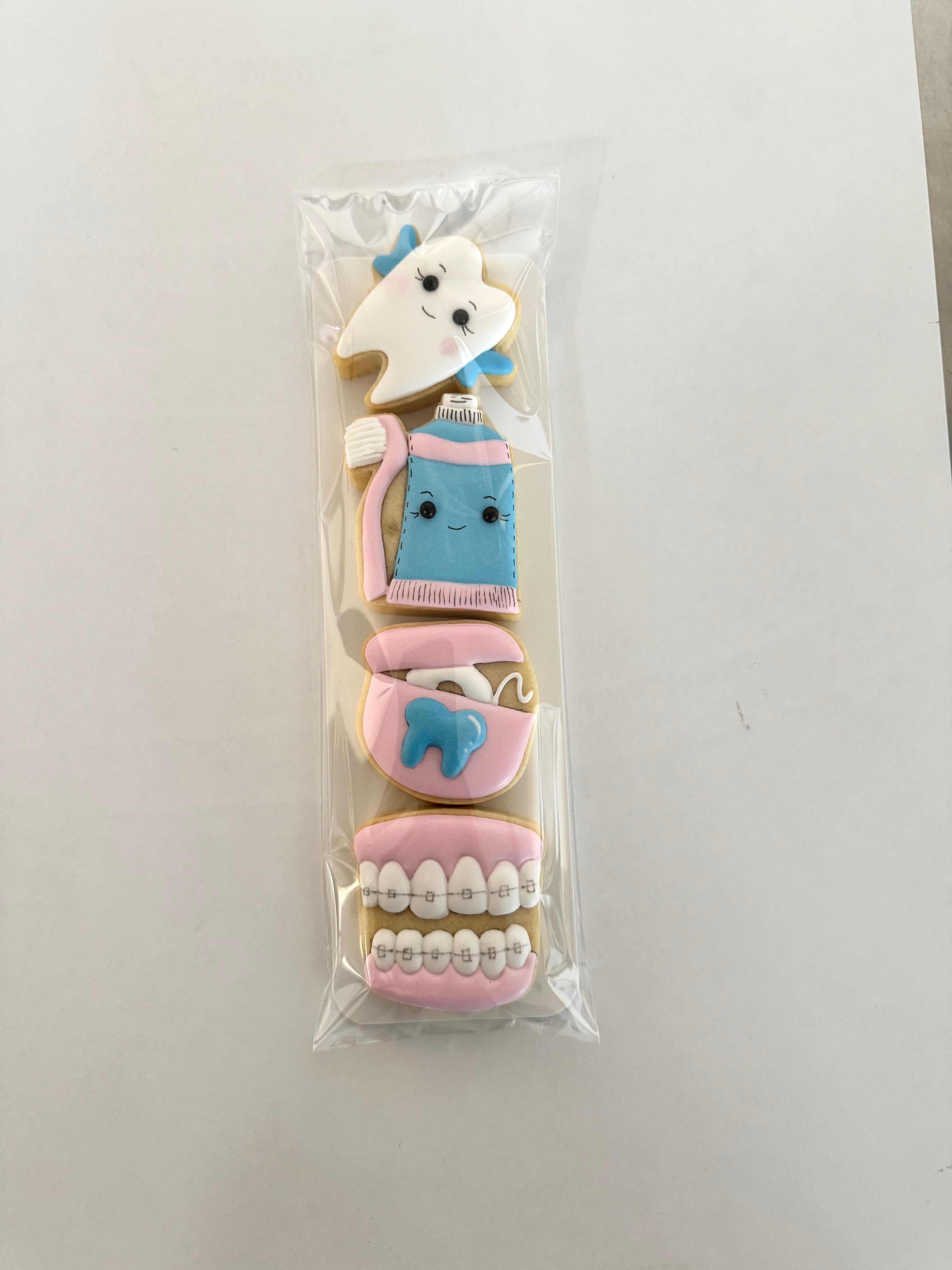 Brush Your Teeth Mini Cookies