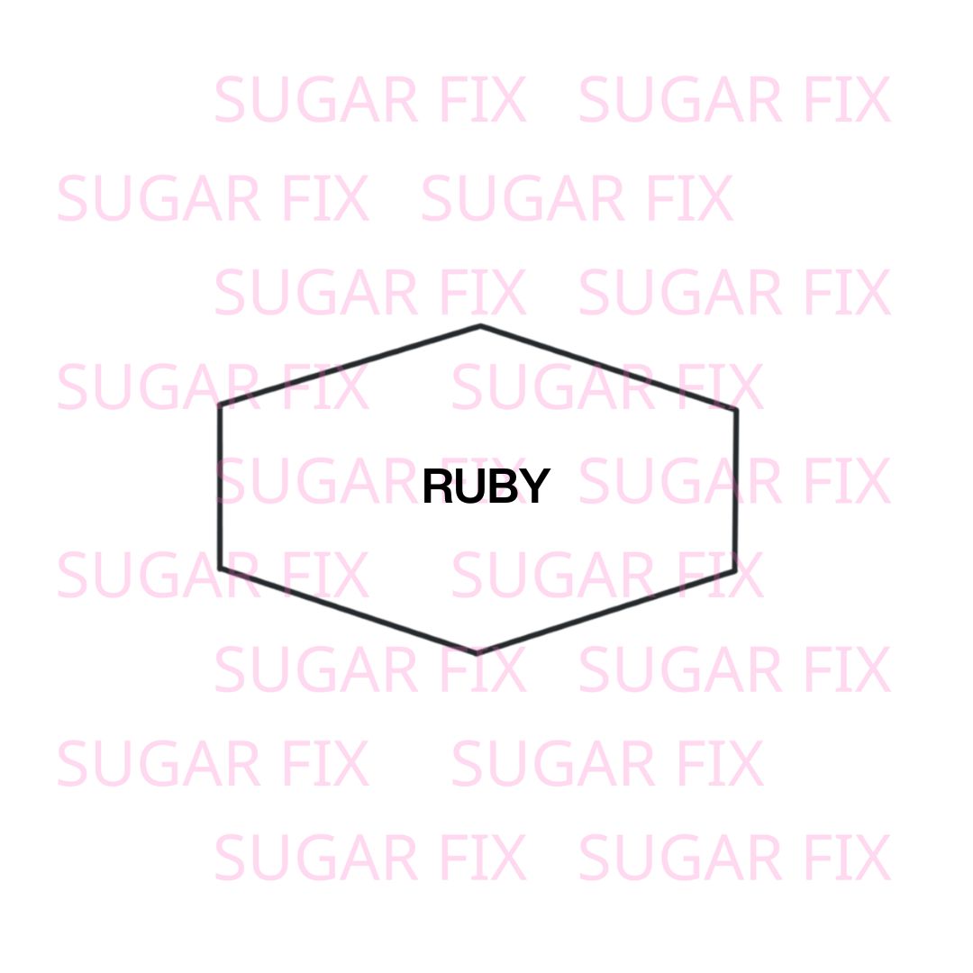 Ruby Cookie Cutter Ruby Cookie Cutter – Sugar Fix Creations