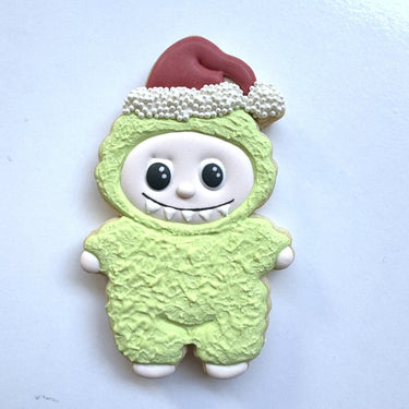 Christmas Grinch Labubu Cookie Cutter