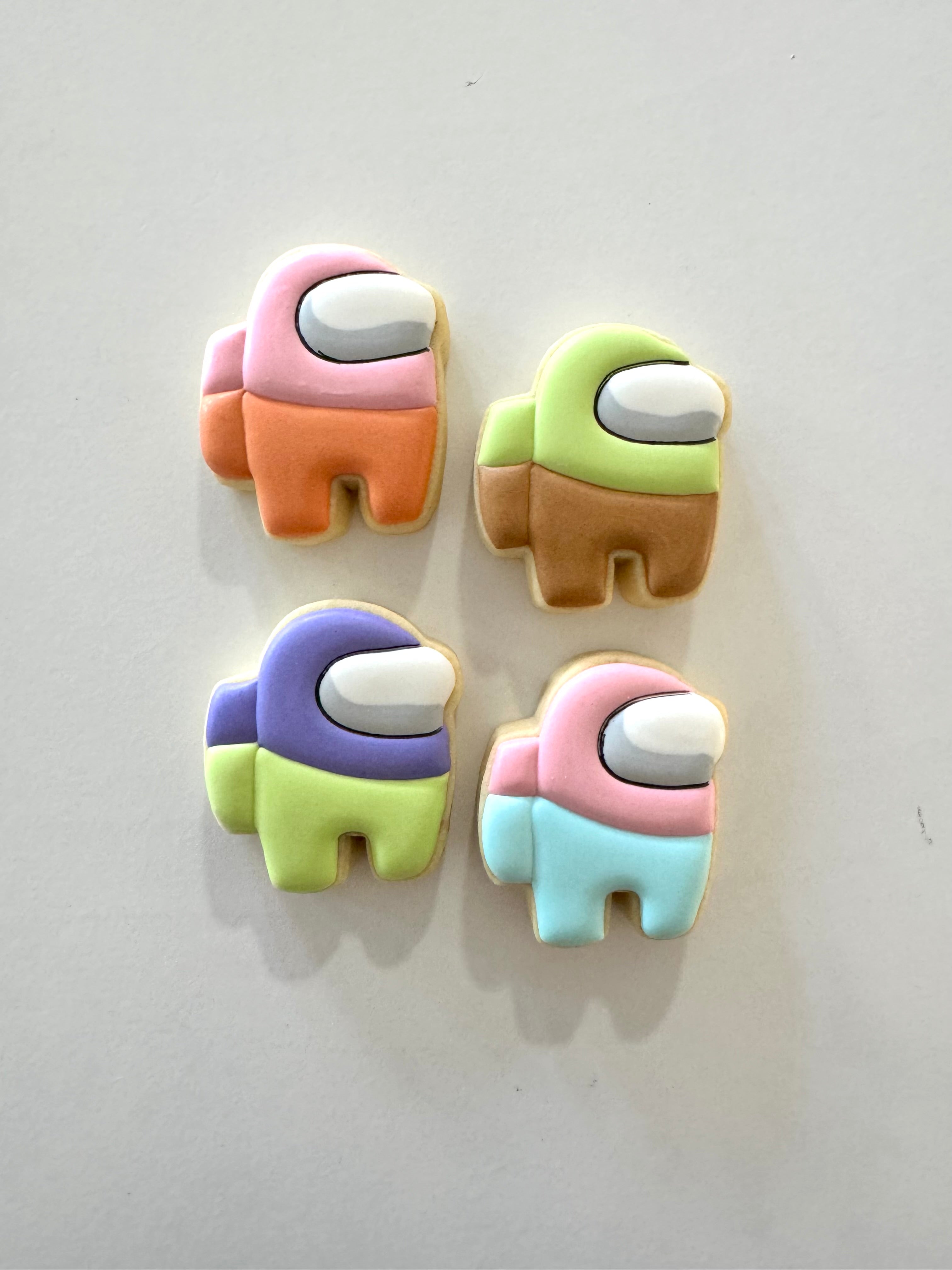 Among Us Mini Cookies