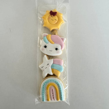 Unicorn and Rainbow Mini Cookies