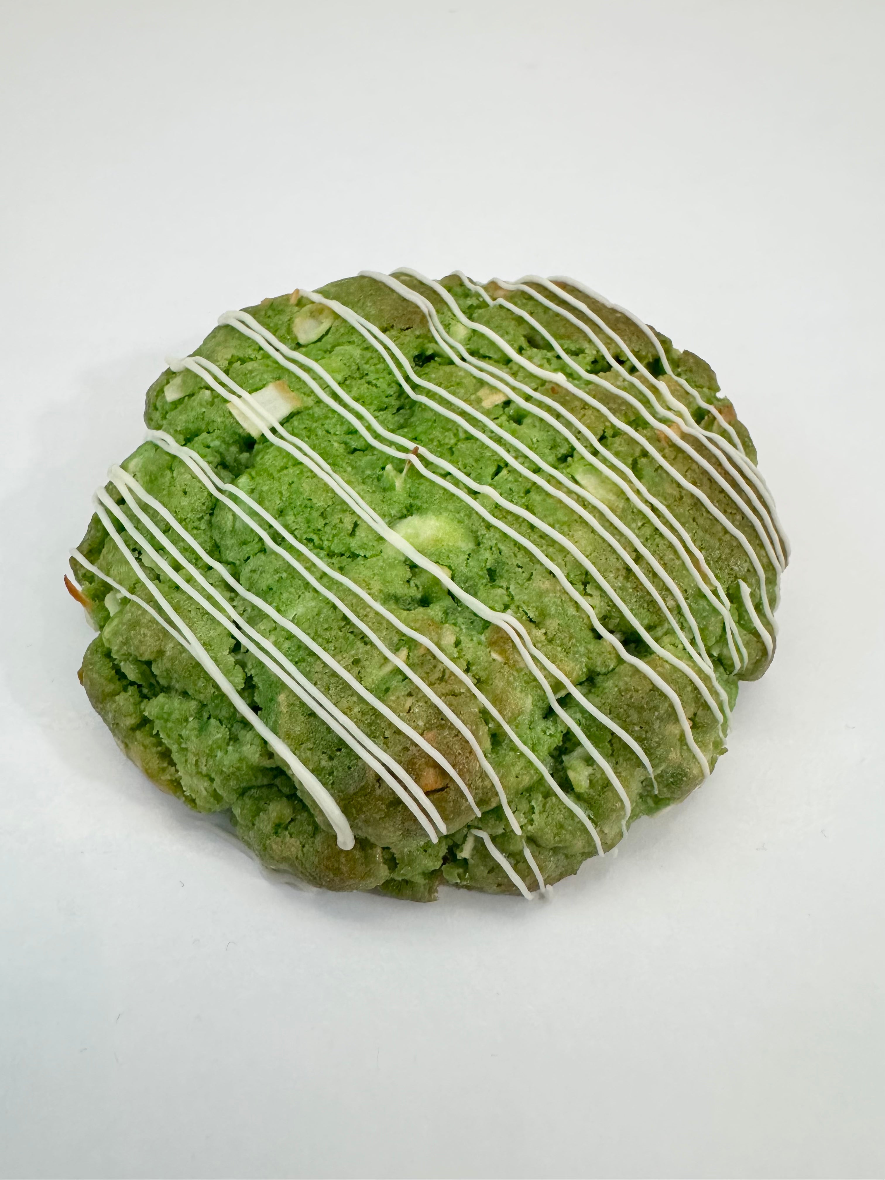 Pandan And Coconut Loaded Cookie