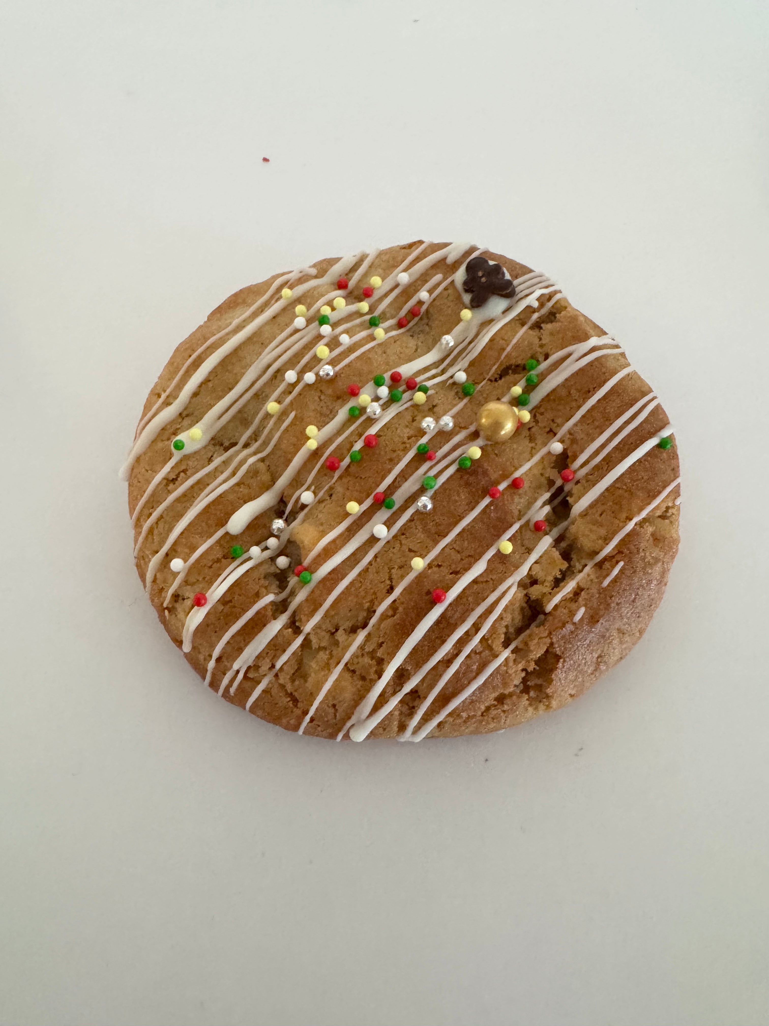 Ginger and White Chocolate Loaded Cookie