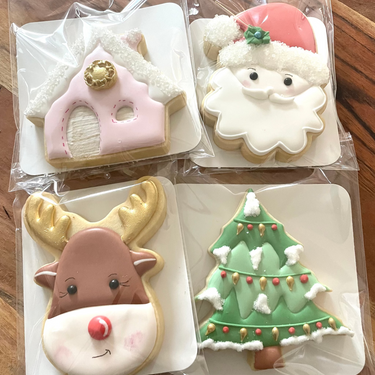 4 Large Christmas Cookie pack