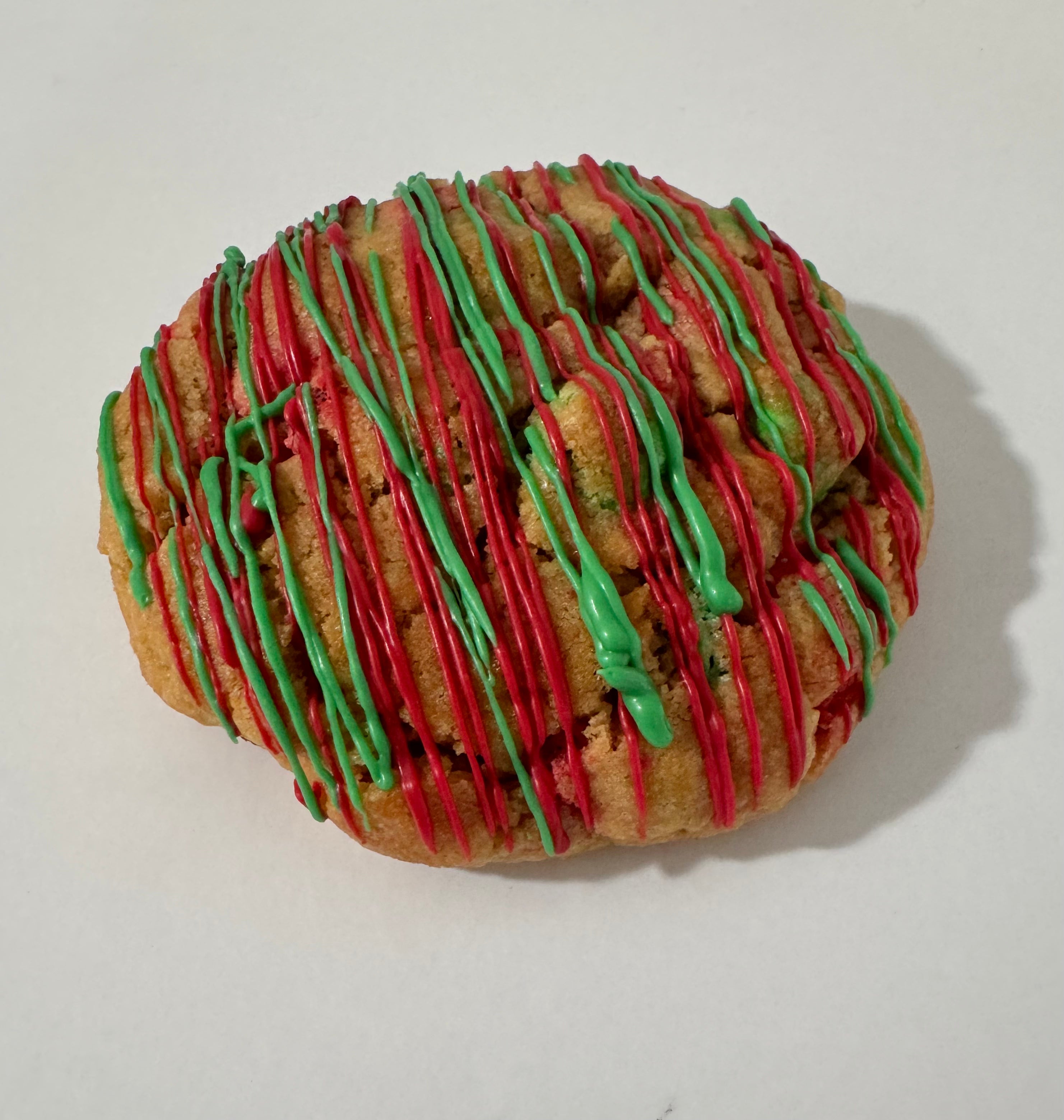 Christmas M&M Loaded Cookie