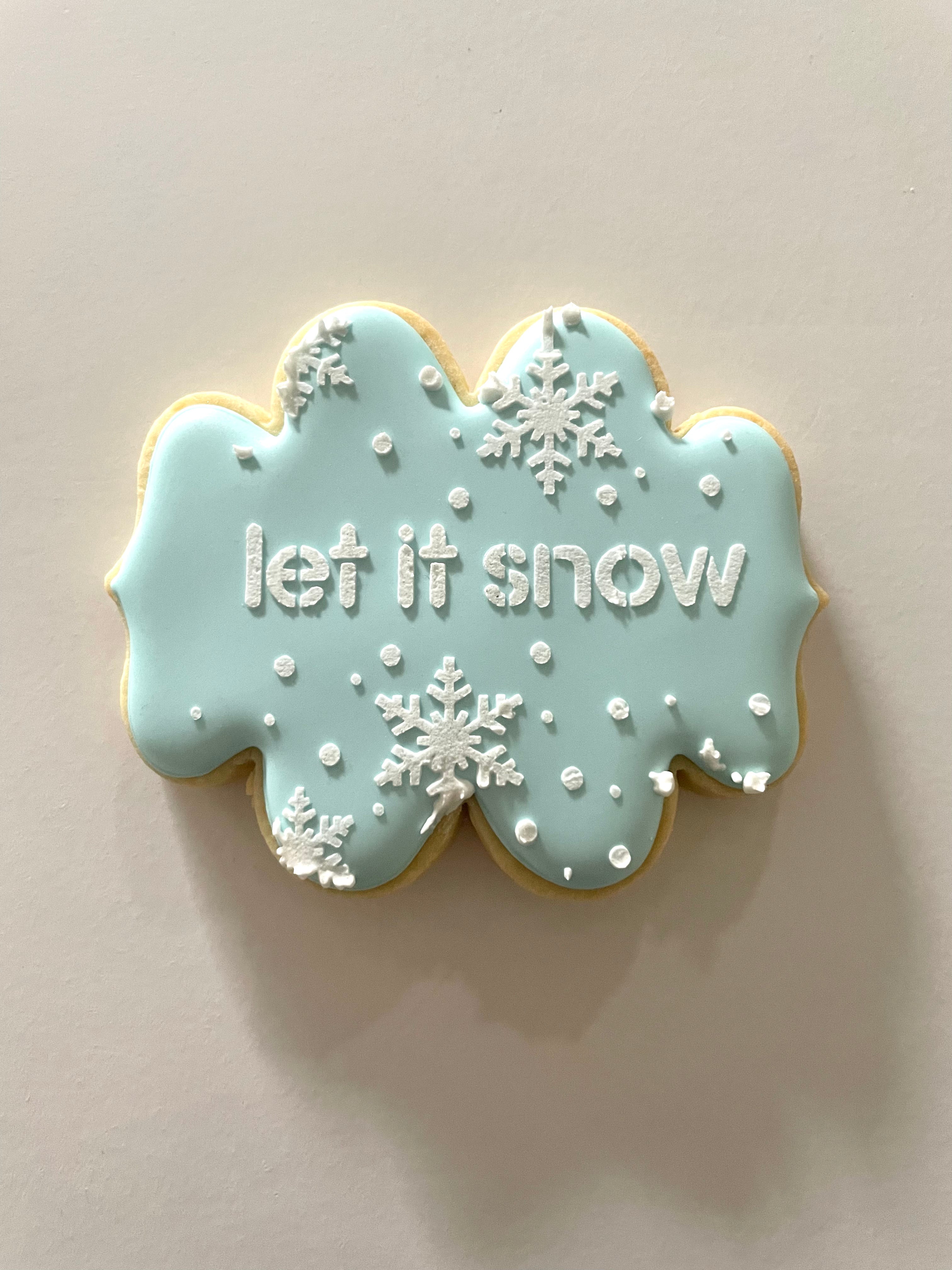 Let it snow Cookie