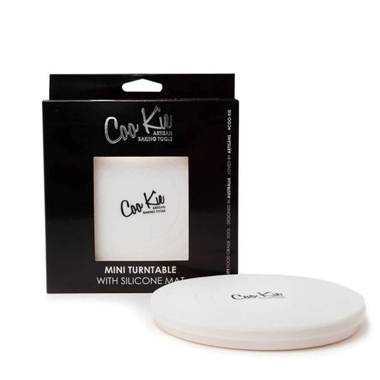 Coo Kie Mini Turntable with Silicone Mat