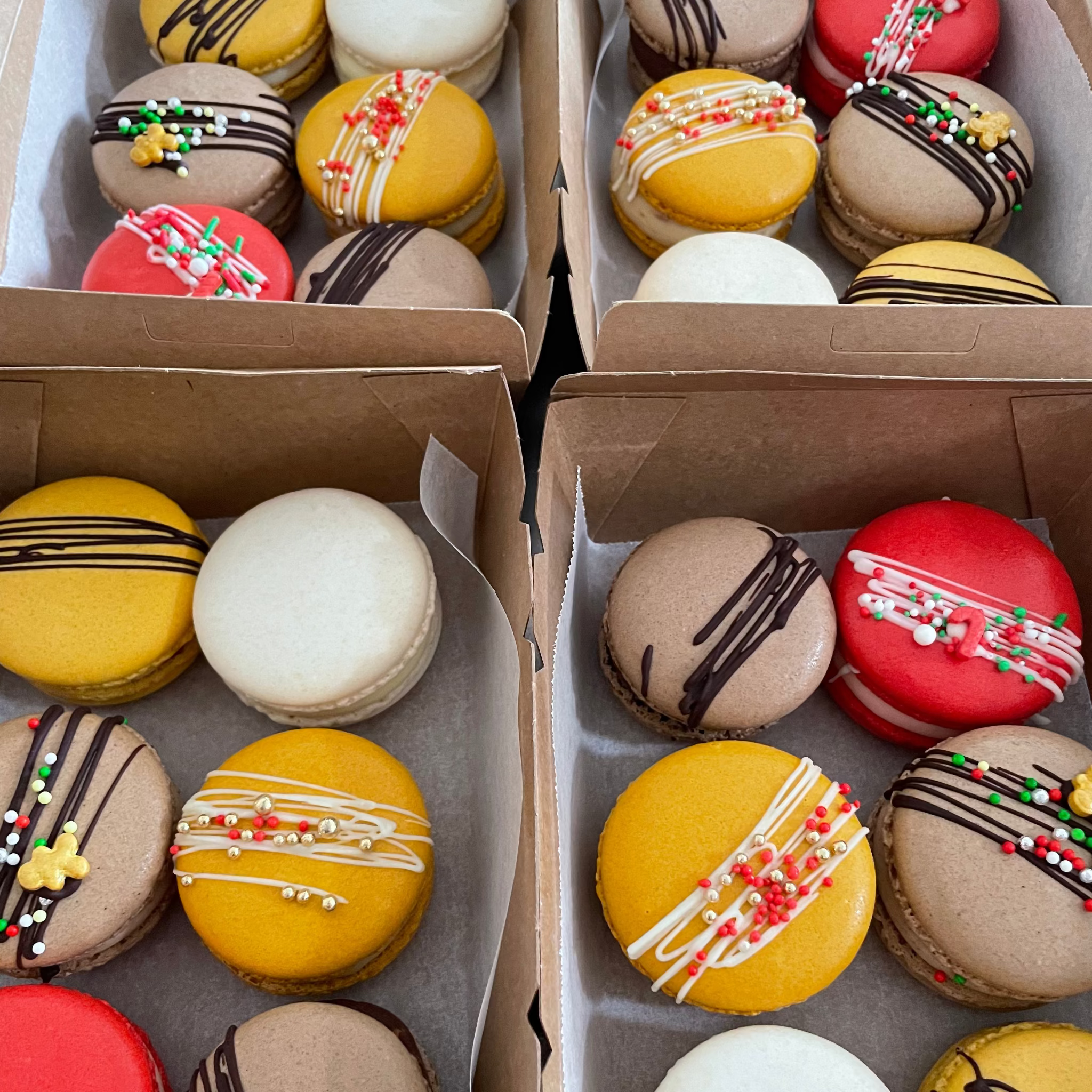Christmas Mixed Macaron Packs – Sugar Fix Creations