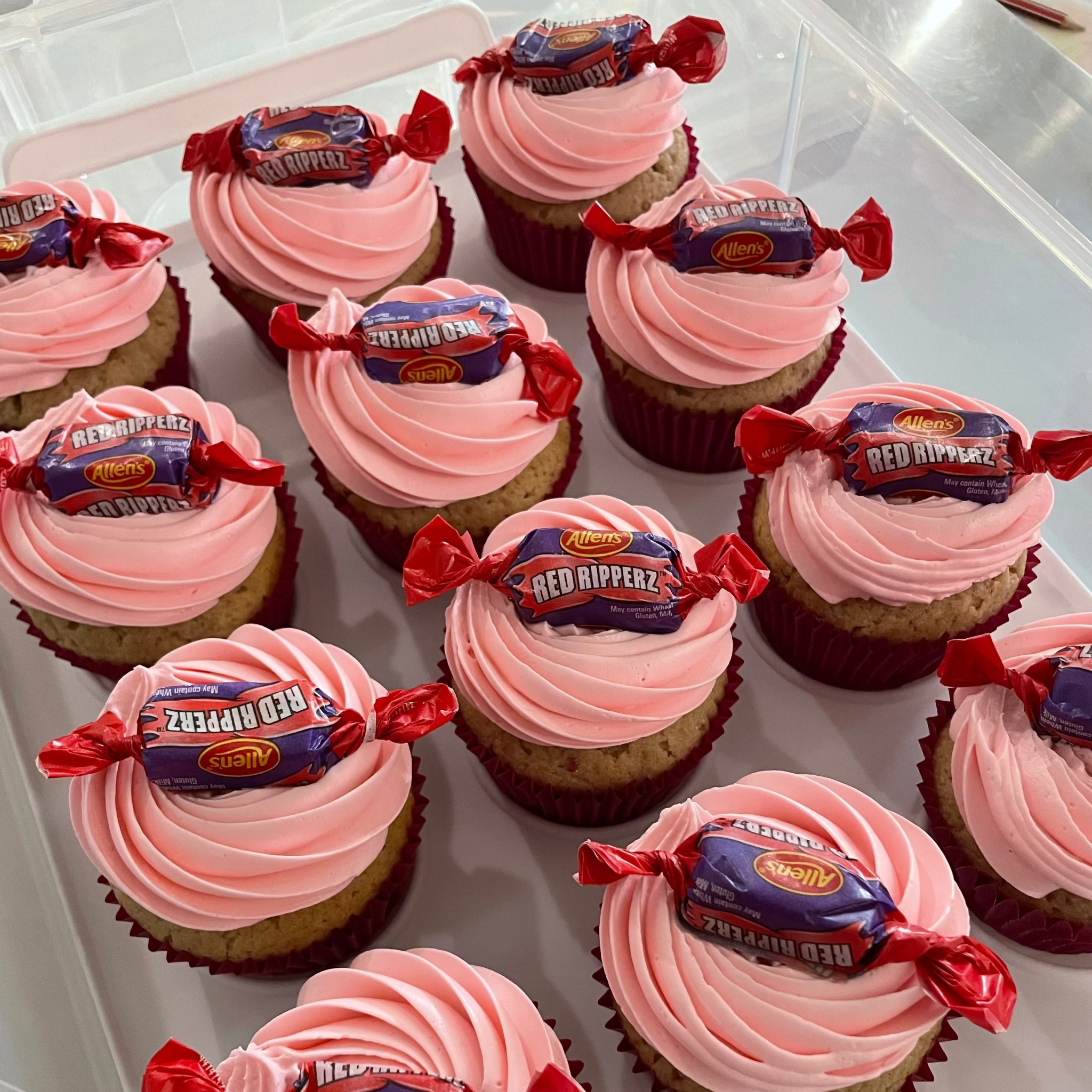 Red Ripper Snack Red Ripper Cupcakes – Sugar Fix Creations
