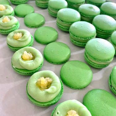 Green Apple Macarons