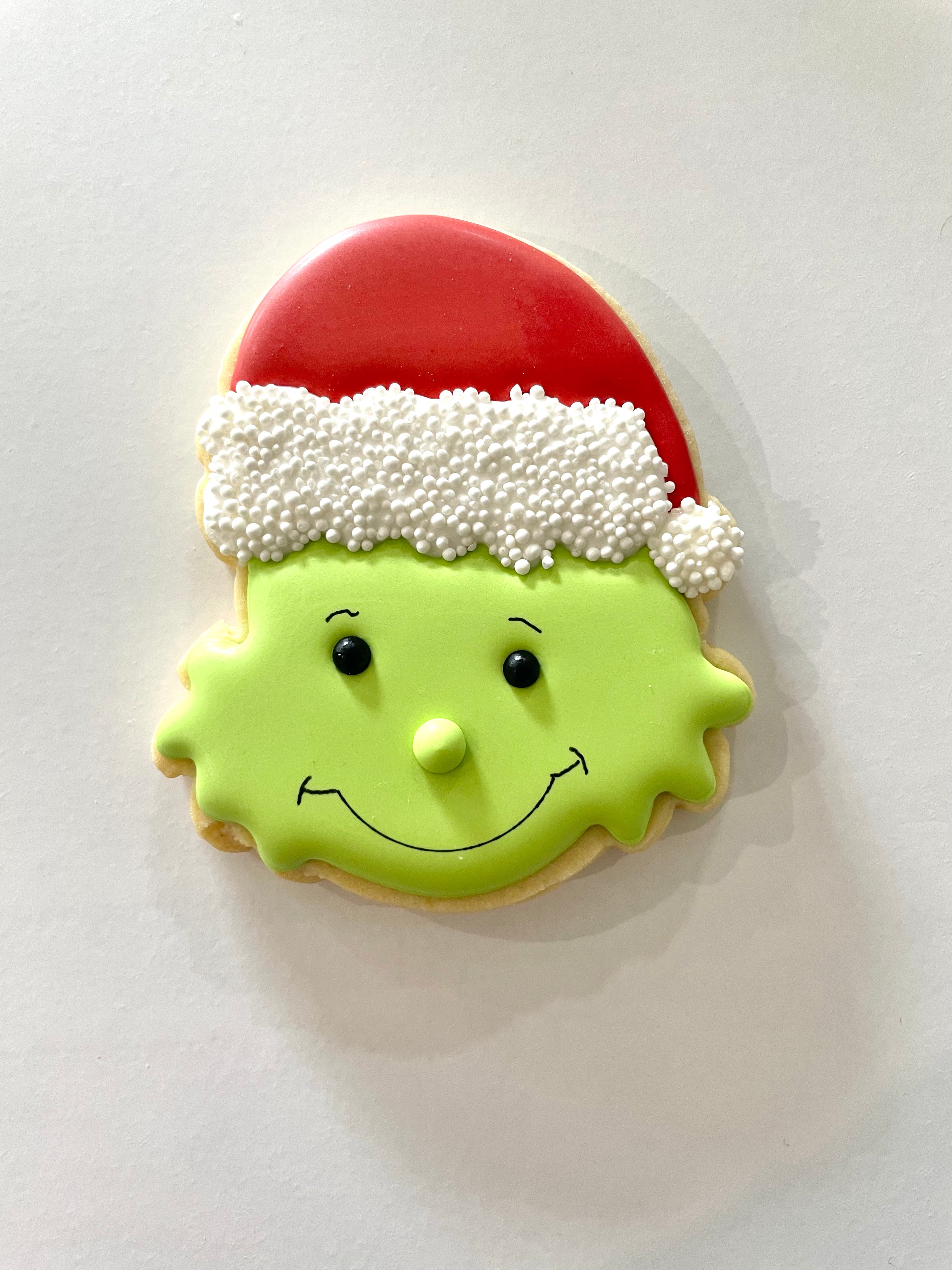 Christmas Grinch Cookie