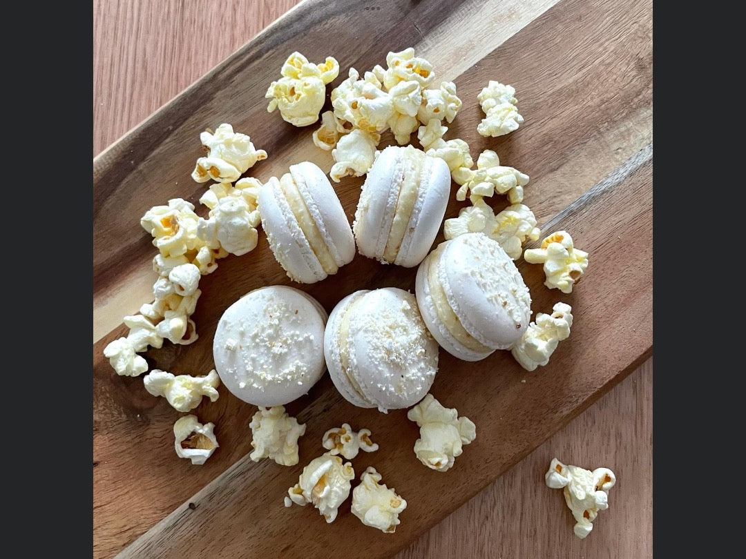 Buttered Popcorn Macarons