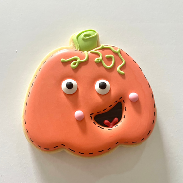 Jack o lantern Cookie