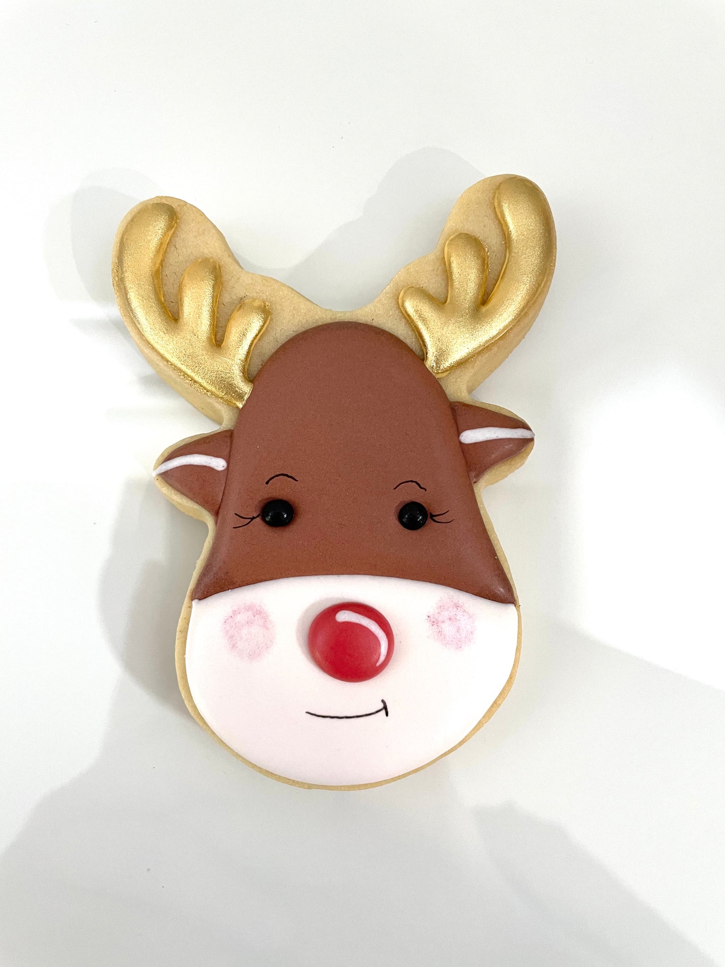 Reindeer Face Cookie
