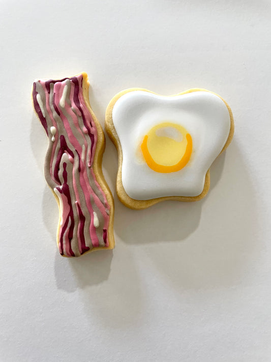 Bacon and Eggs Cookie