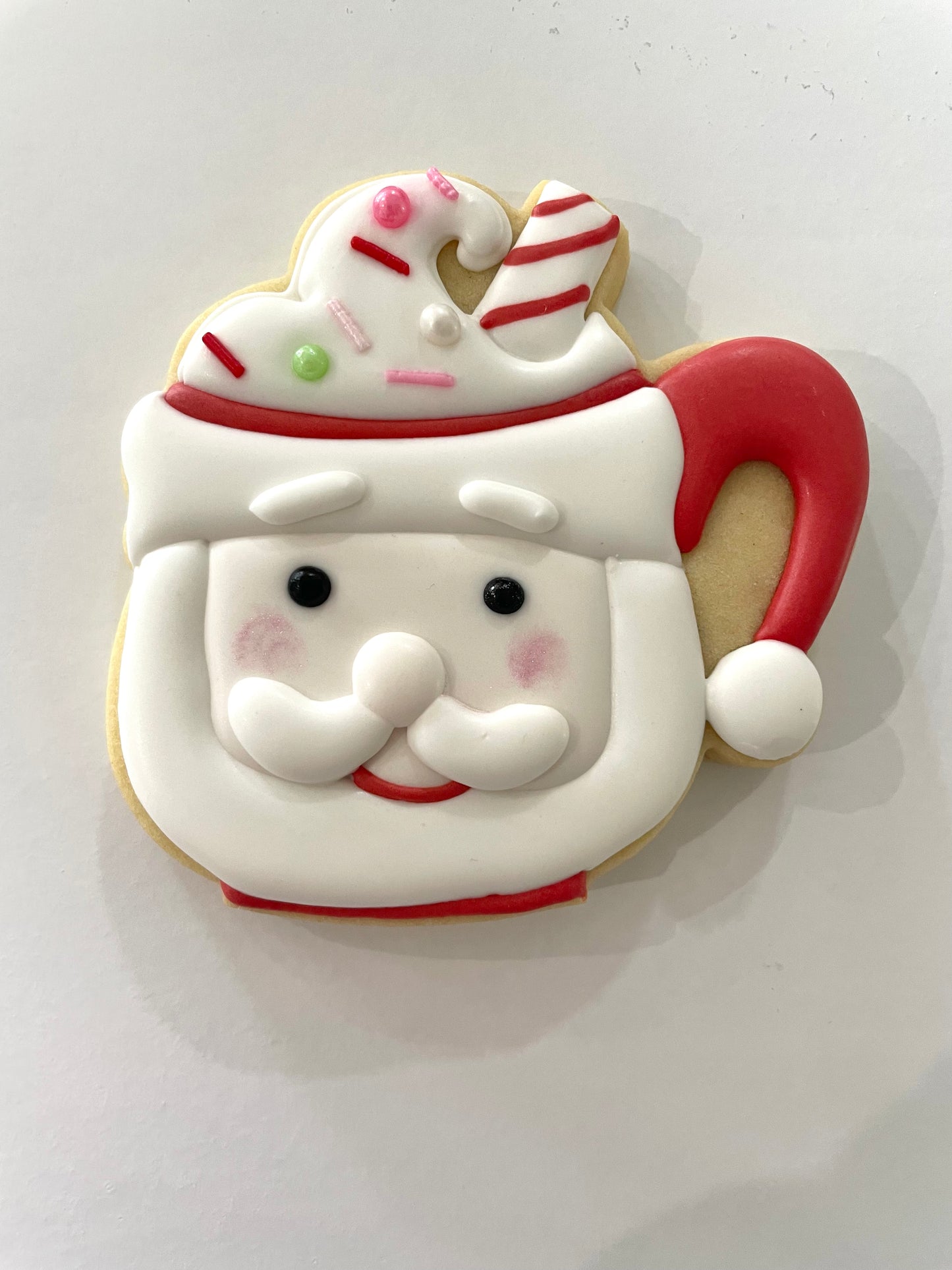 Santa Clause Mug Cookie